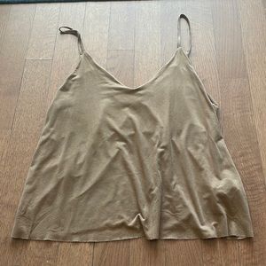 Forever 21 camel suede tank